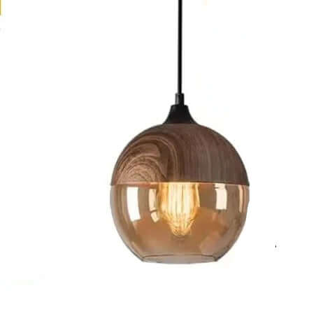 Elegant Glass Pendant Light with Adjustable Cable