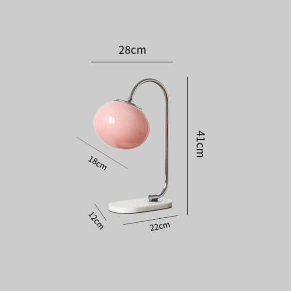 Modern Glass Globe Table Lamp