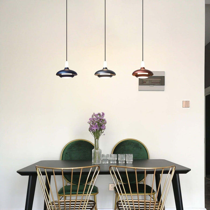 Modern LED Pendant Light, Dimmable, 18cm Diameter