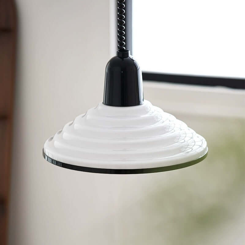 Cream Glass Pendant Lamp