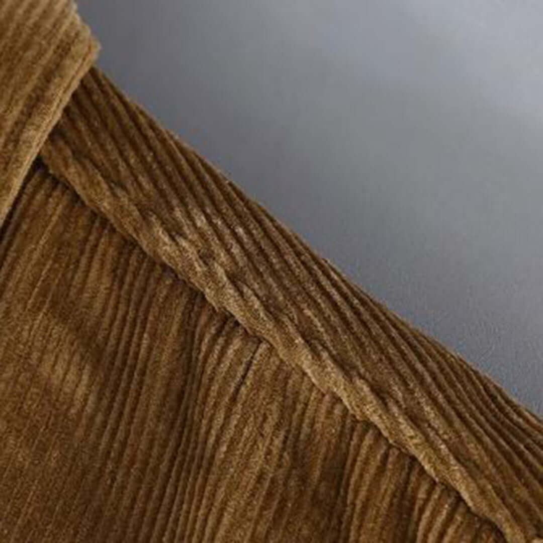 Men's corduroy sherpa-lined jacket