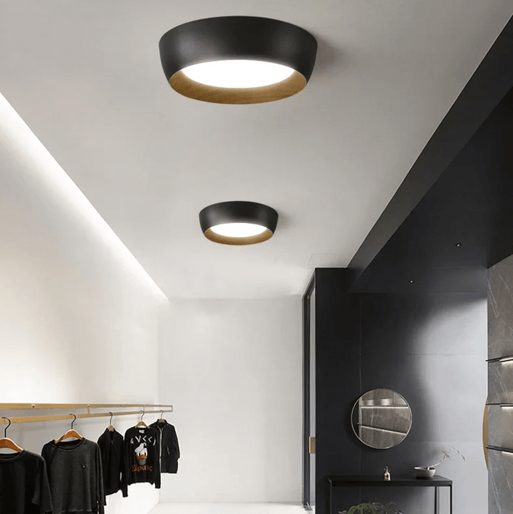 Modern Wood Accent Ceiling Light