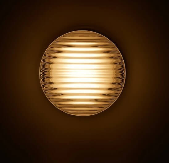 Modern Round LED Wall Light - Indoor/Outdoor