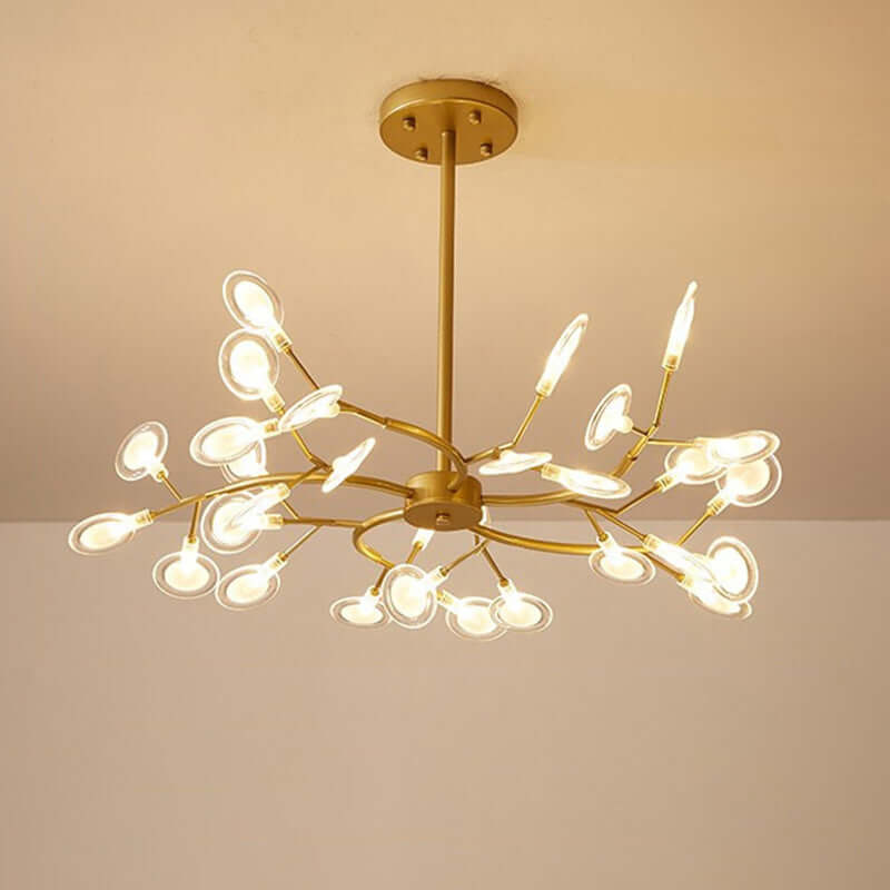 Modern Acrylic Chandelier Firefly Design