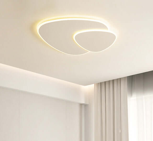Modern LED Ceiling Light Fixture, Elliptical Design
