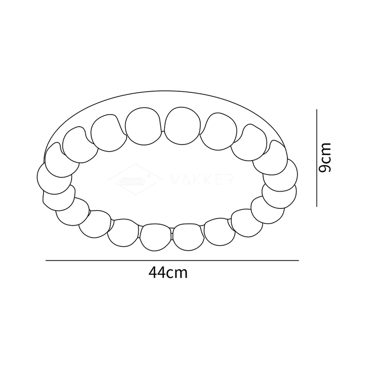 Modern Resin Ceiling Light with Acrylic Diffuser