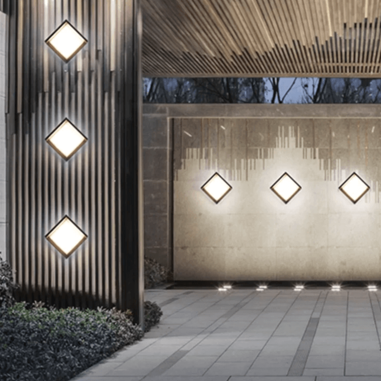 Outdoor LED Wall Light with Motion Sensor