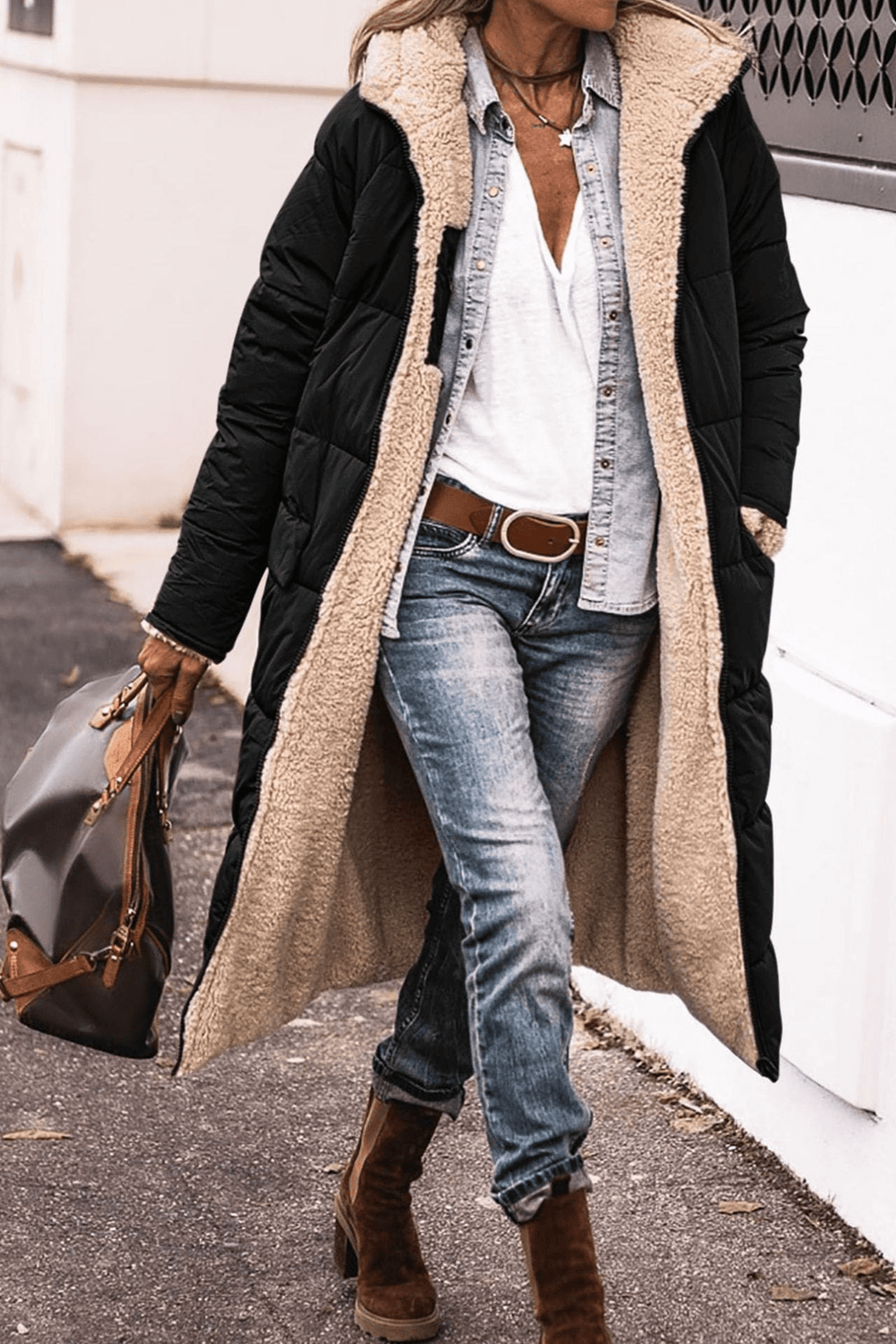 Reversible Winter Coat for Women