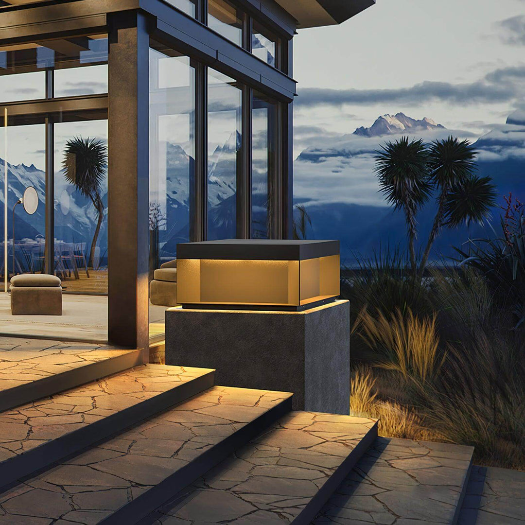 Solar Outdoor Post Light - Weatherproof IP65