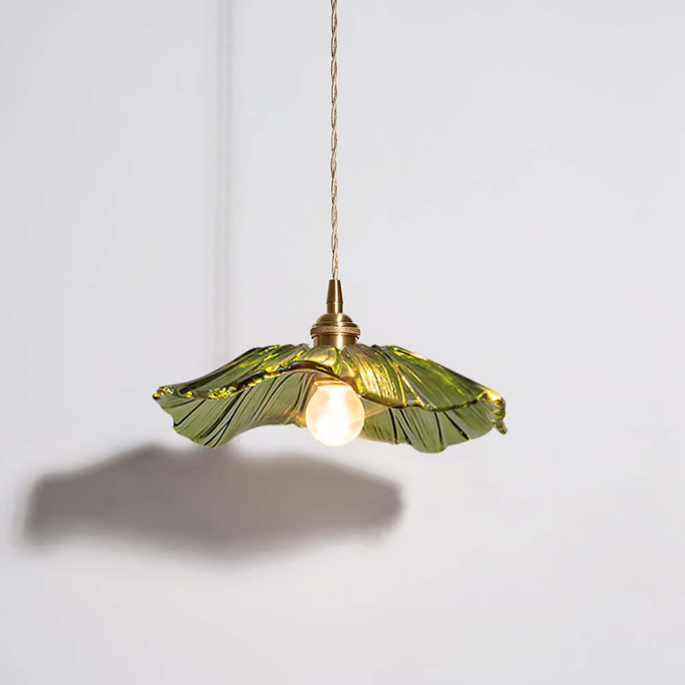 Elegant Flower Glass Pendant Light