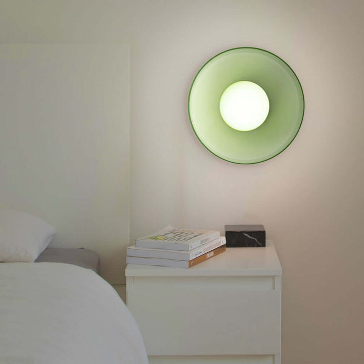 Modern Round Glass Ceiling Light Fixture