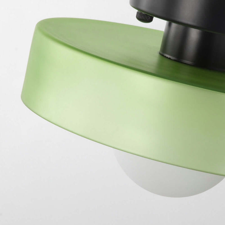 Modern Round Glass Ceiling Light Fixture