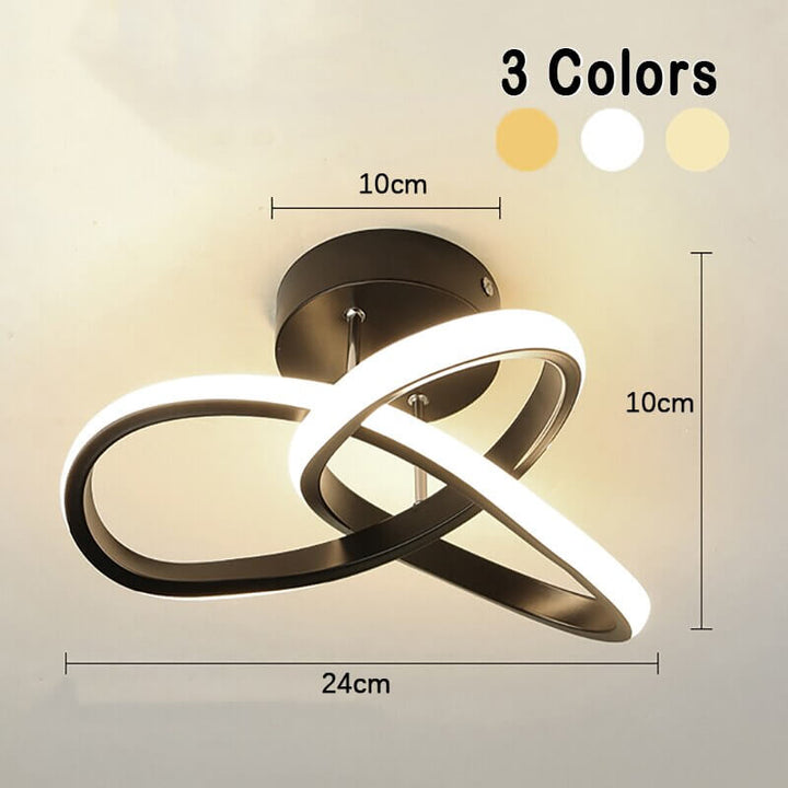 Modern 3-Ring LED Ceiling Light