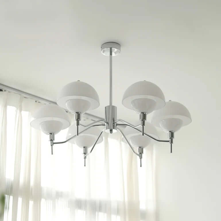 Elegant Cream Bubble Chandelier