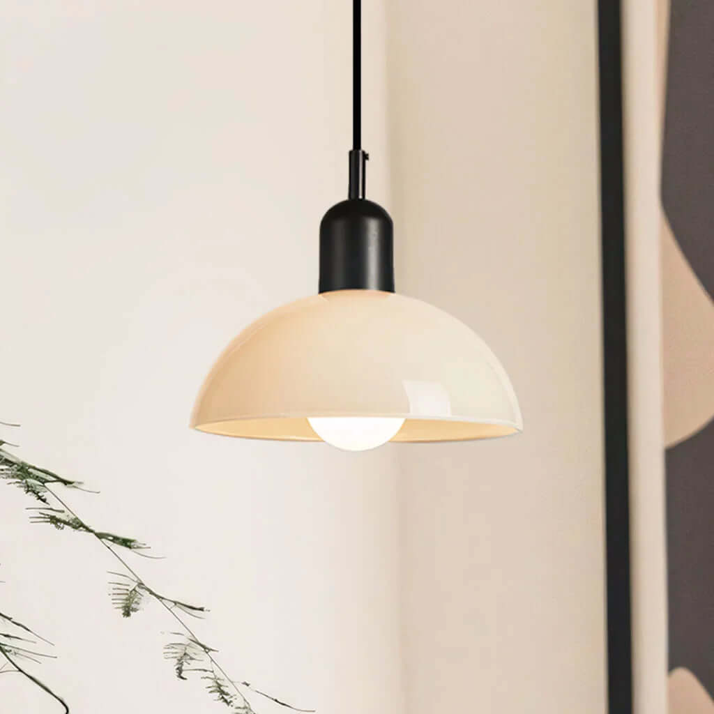 Colorful Glass Bowl Pendant Light