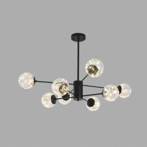 Elegant Glass Ball Chandelier