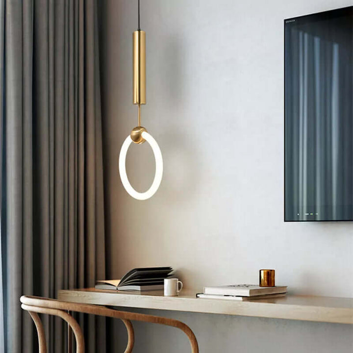 Modern LED Pendant Light Fixture for Minimalist Home Decor