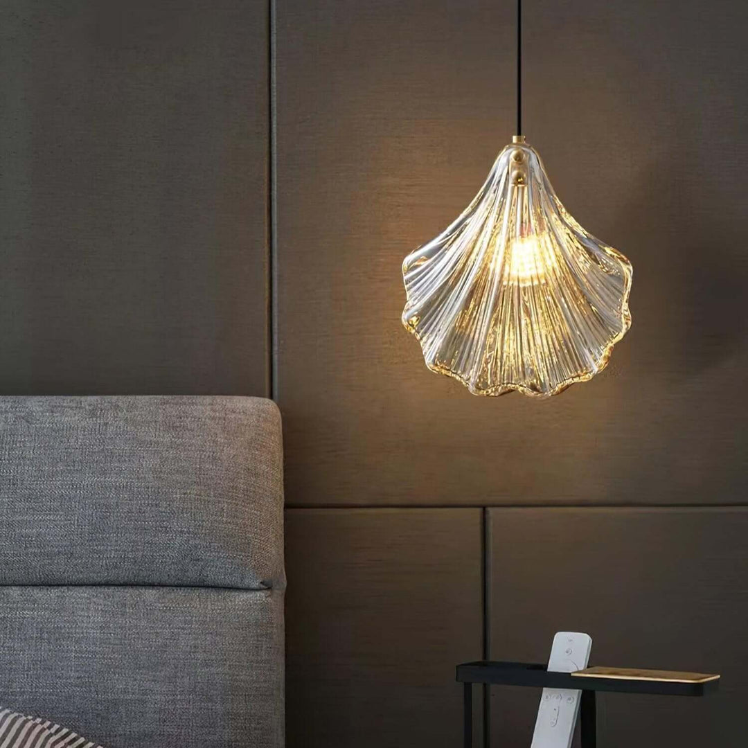 Seashell Glass Pendant Light
