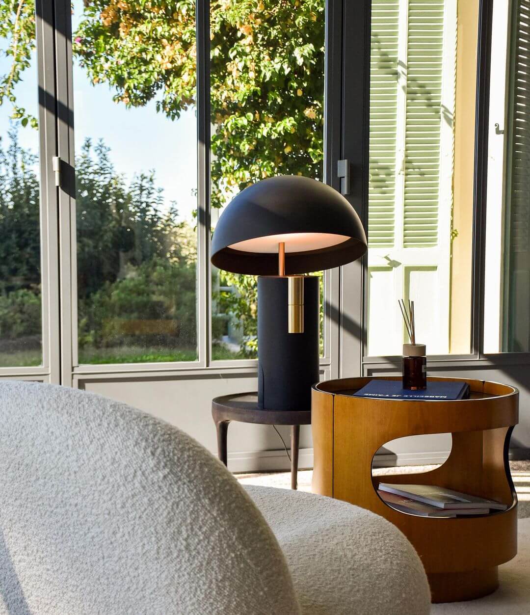 Modern Rotating Cylinder Table Lamp with LED
