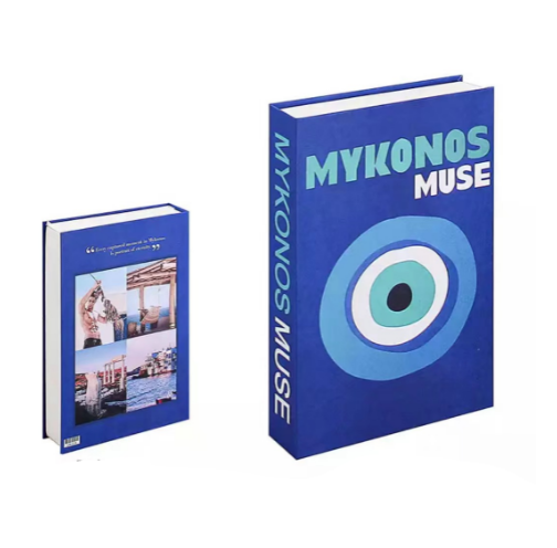 Decorative books filling empty spaces on shelves, enhancing modern home decor & aesthetic.