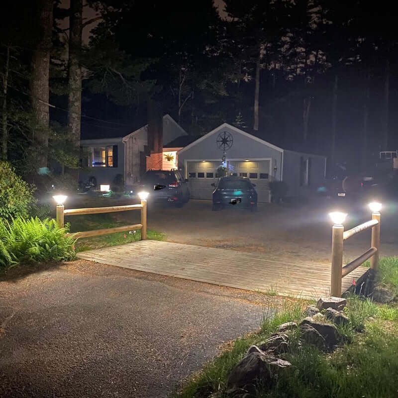 Solar Column Light Outdoor Waterproof LED - 3 Color Modes