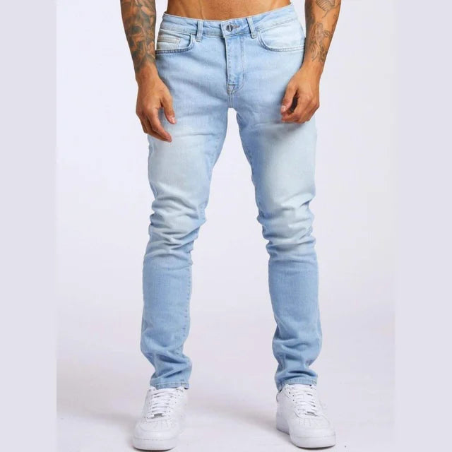 Men's Tapered Fit Stretch Denim Joggers