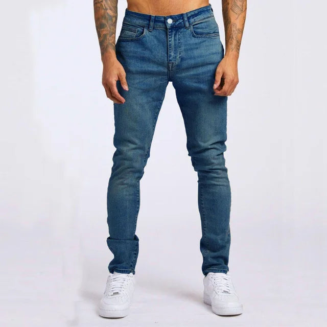 Men's Tapered Fit Stretch Denim Joggers