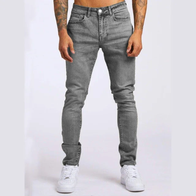 Men's Tapered Fit Stretch Denim Joggers