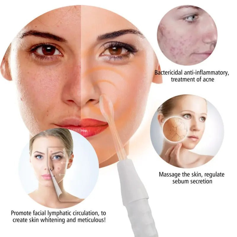 Advanced High-Frequency Facial & Hair Therapy Device for Women