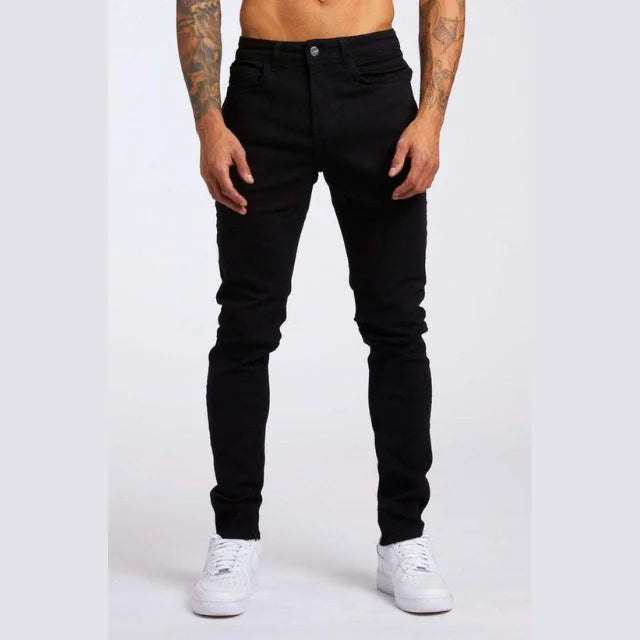 Men's Tapered Fit Stretch Denim Joggers