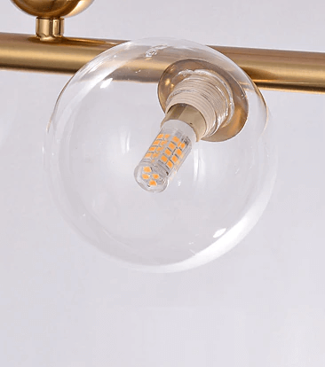 Frosted Glass Chandelier Modern Ceiling Light Fixture