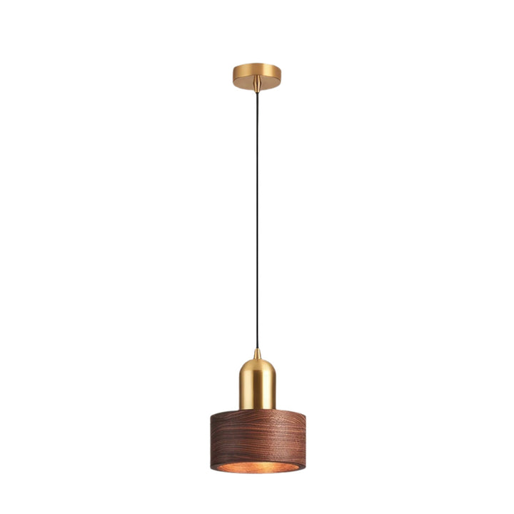 Cylinder Pendant Light - Japanese Style Hanging Lamp