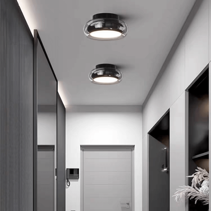Vintage Small Acrylic LED Ceiling Light Fixture