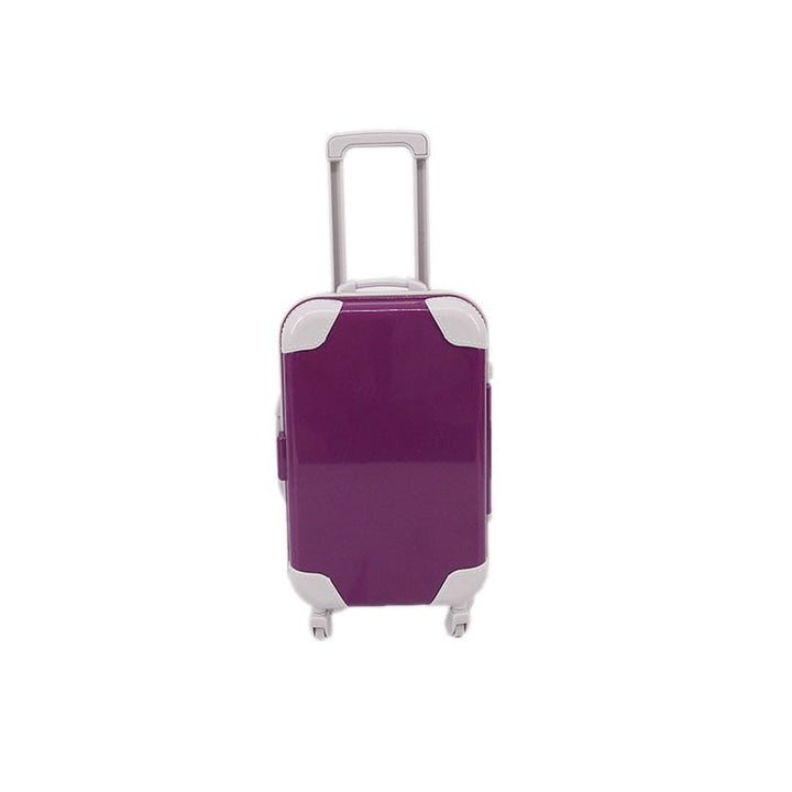 Lightweight doll accessory: 18-inch travel suitcase for kids' imaginative pretend play.