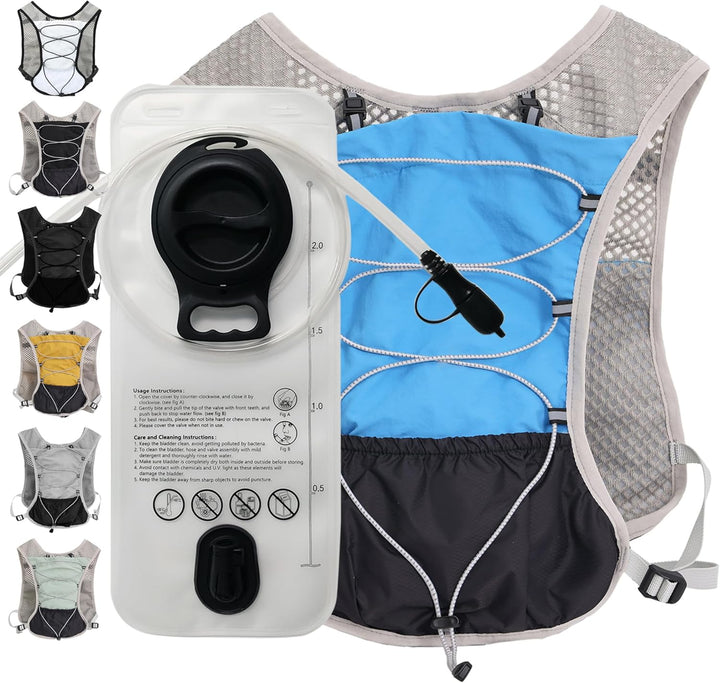 Dravien running vest, 2L bladder, lightweight, essential hydration for active lifestyles.