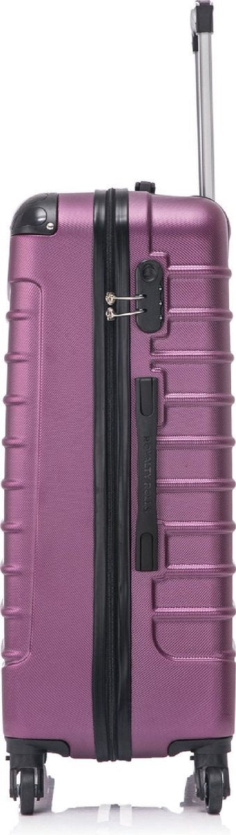 Modern durable 2-piece hard shell suitcase set with robust spinner wheels & secure locks, perfect travel gear.