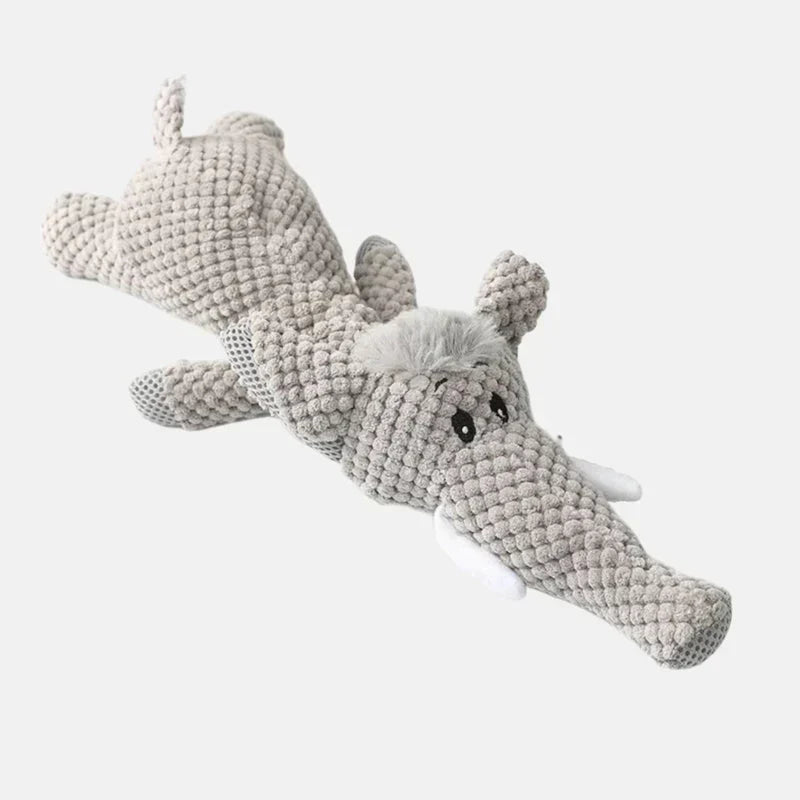 Durable dog toy for strong teeth, robust texture, designed for chewing and fetching, ideal for vigorous play sessions.