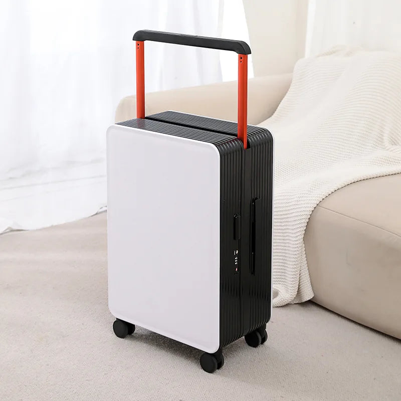 Modern Dublin hard shell luggage; durable PP suitcase for secure and organized travel with TSA lock.