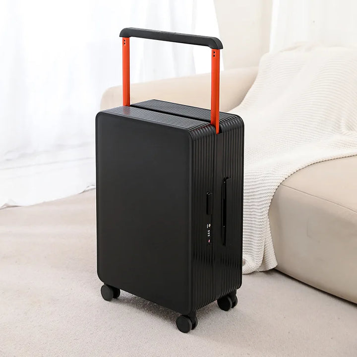 Robust Dublin PP hard shell luggage, perfect for organized travel; features smooth spinner wheels.