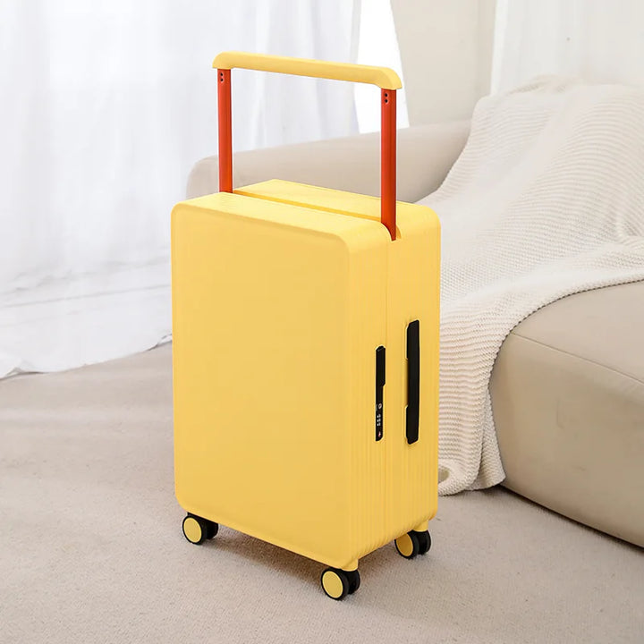 Stylish Dublin travel suitcase, durable PP hard shell and secure TSA lock for safe journeys.