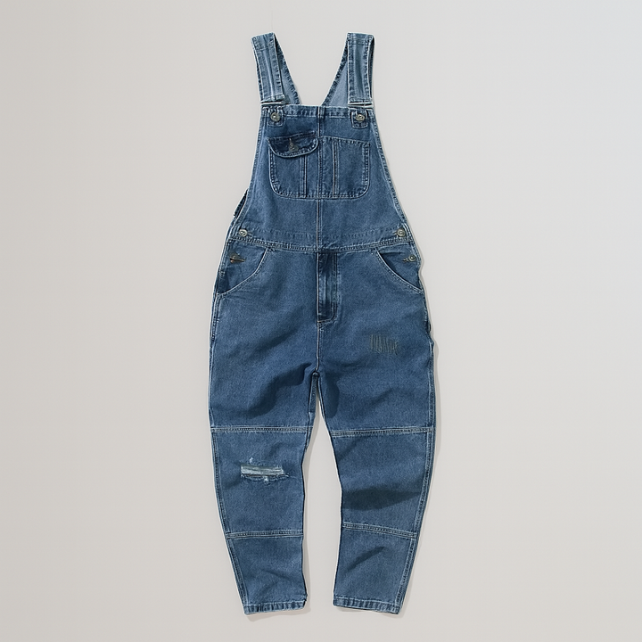 Comfortable full-length unisex garden overalls. Durable workwear for outdoor tasks, gardening, spring & autumn.