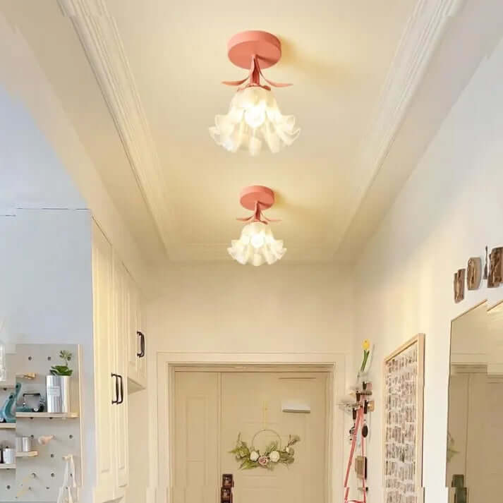 Tiffany Style Mini Floral Ceiling Light