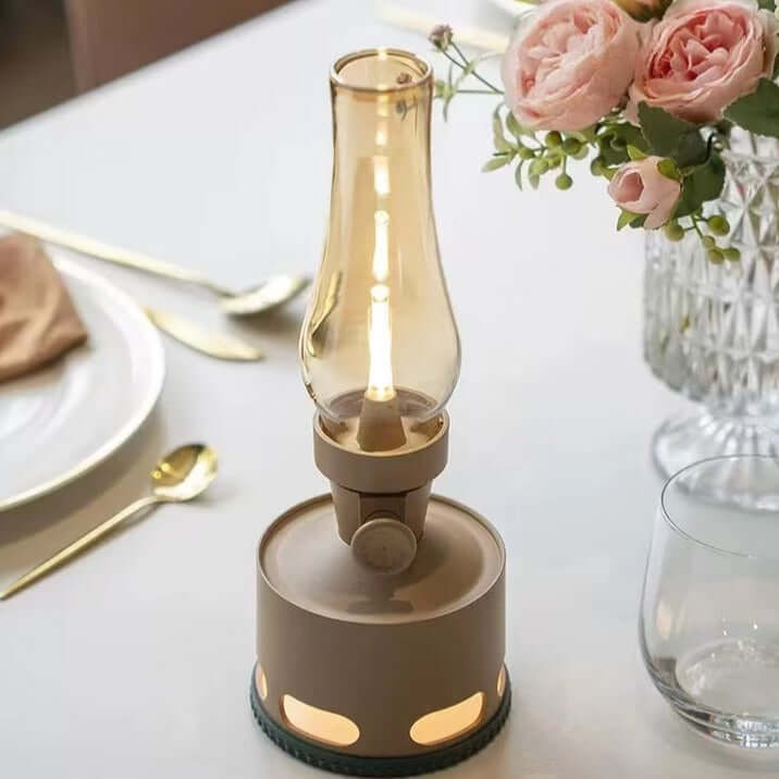 Vintage Style LED Lantern - Battery USB Charging