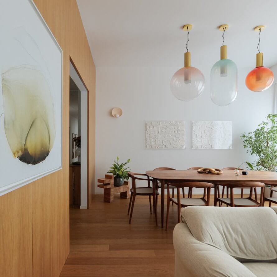 Modern Glass Pendant Lamp for Ambient Lighting