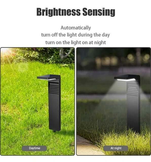 Solar Garden Light, Outdoor LED Lamp, 4W, Warm White