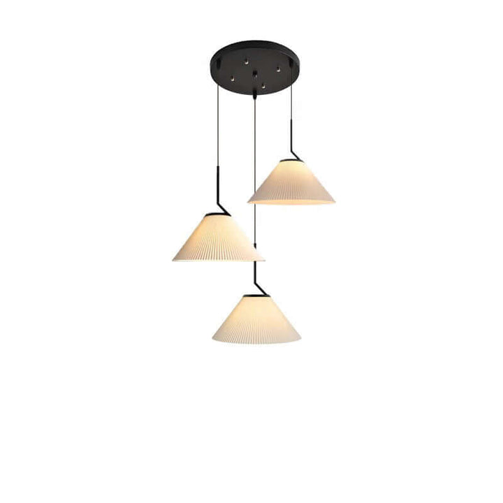 Pleated Cream Pendant Lamp