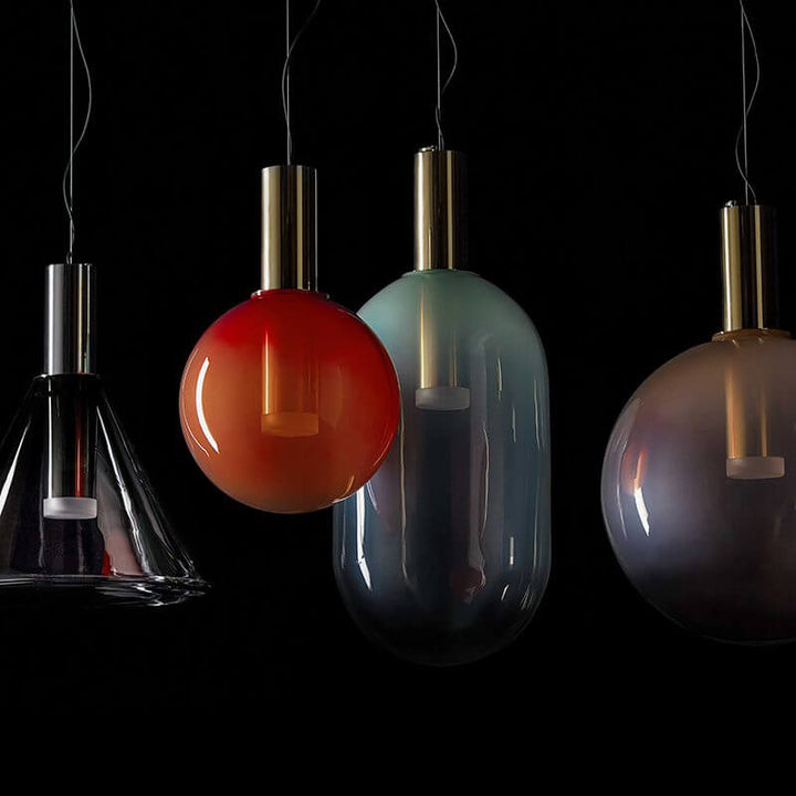 Modern Glass Pendant Lamp for Ambient Lighting