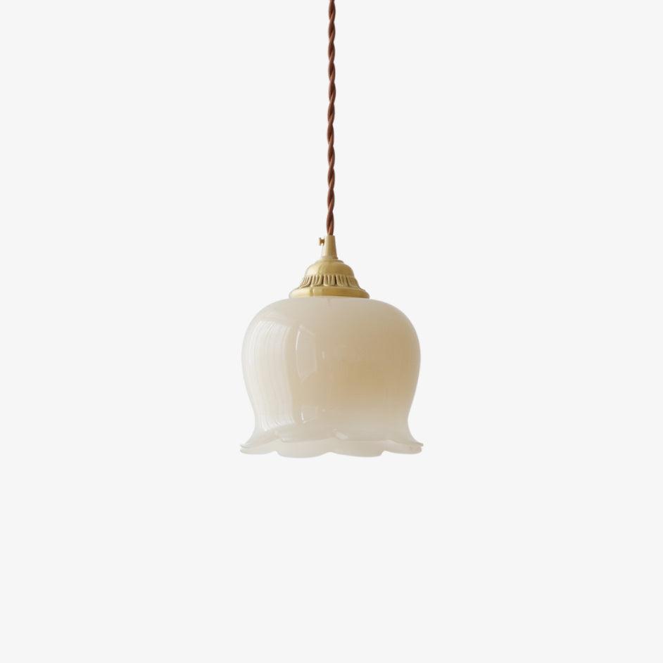 Floral Pendant Lamp, Elegant Hanging Ceiling Light Fixture