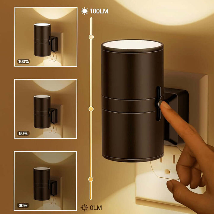 LED Night Lamp with Dual Modes - Auto On/Off