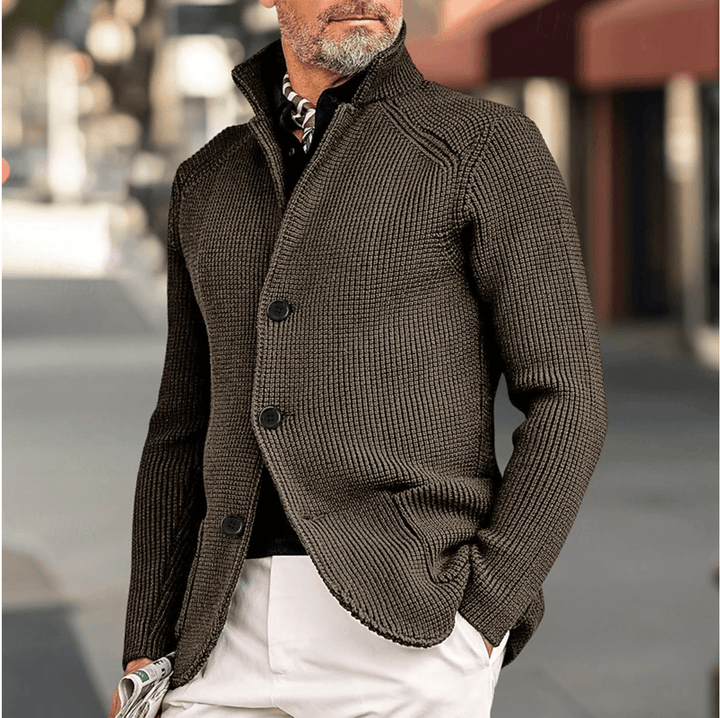 Men's Knit Cardigan Sweater